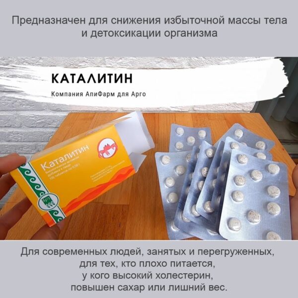 Каталитин таблетки 100 шт. Листовка