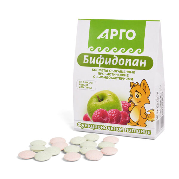 Конфеты обогащенные пробиотические Бифидопан, 70 гр